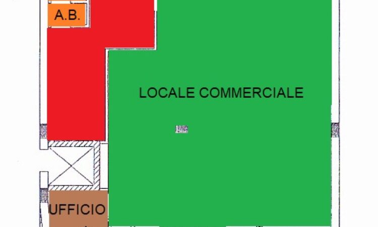Locale commerciale- Via Mesca - Tutte le planimetrie