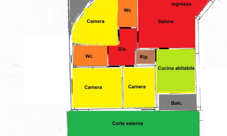 Bivio Rose- Contrada Petraro - Tutte le planimetrie